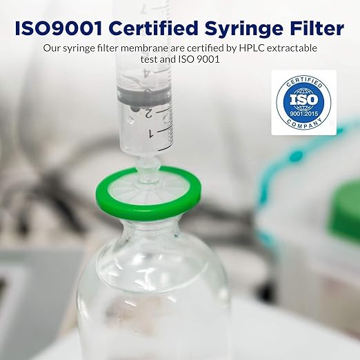 Membrane Solutions 100 Pack Syringe Filter Sterile PES Hydrophilic Filtration - Image 5