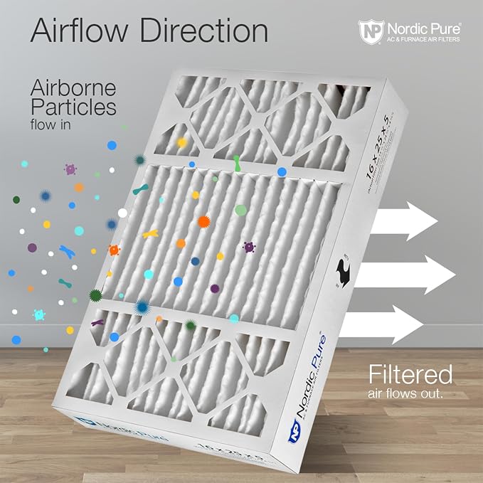 Nordic Pure 16x25x5 Honeywell Replacement Air Filters MERV 13 Plus Carbon 4 Pack - Image 8
