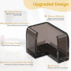 24PCS Rectangular Chair Leg Floor Protectors, Furniture Sliders, Non-Slip Felt