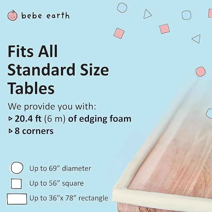 Bébé Earth Baby Proofing Edge and Corner Guard Protector Set