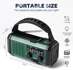 10000mAh Hand Crank Emergency Radio, NOAA Weather Radio - Image 6