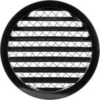 Repa Market 8" Inch Scratch Resistant Black Soffit Air Vent Cover by RepaMarket