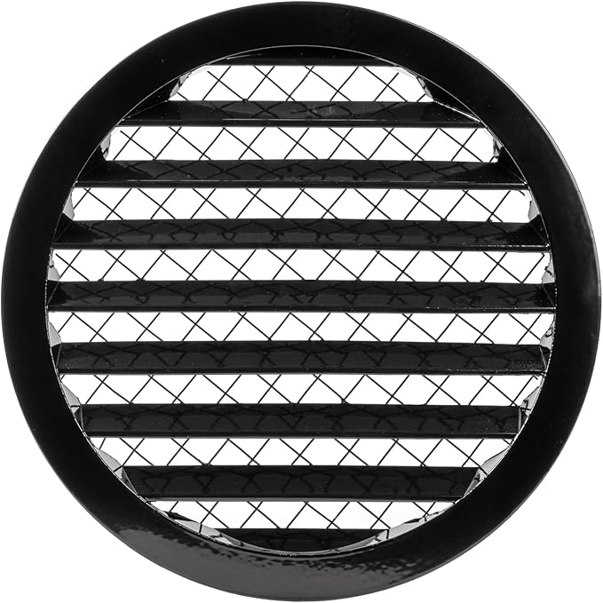Repa Market 10" Inch Aluminum Black Soffit Air Vent Cover by RepaMarket