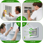 Air Vent Filters 20x100 Inch, Electrostatic Filter Media, Cut-to-Size Air - Image 3