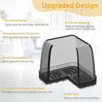 24PCS Square Chair Leg Floor Protectors, Furniture Sliders, Chair Leg Protectors