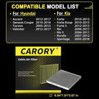 Cabin Air Filter w/Activated Carbon - Image 2