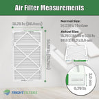 14x25x1 Air Filter 4 Pack, Durable MERV 8 Pleated Home HVAC AC Furnace Filters - Image 2