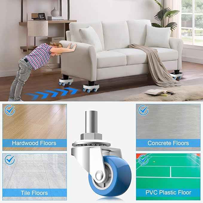 New Upgrade Furniture Sliders, Furniture Movers