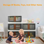 Storage Bins, Cabinet with Lids, Extra Large Useful Box, 19 Gallons Capacity