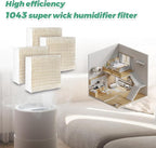 Techecook 1043 Super Humidifier Wick Filters Replacement - Image 8