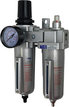 1/2" HEAVY DUTY COMBO PARTICULATE & COALESCING FILTER REGULATOR COMPRESSED AIR by THB