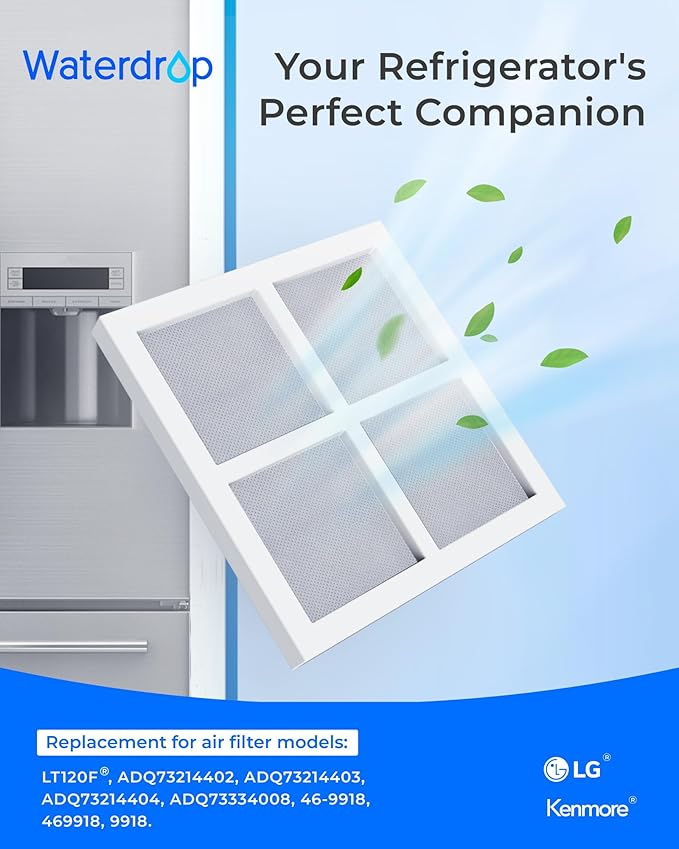 Waterdrop Replacement for LG® LT120F® Refrigerator Air Filter, Kenmore Elite - Image 3