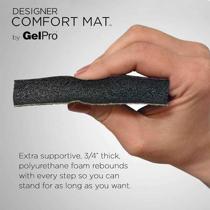 NewLife by GelPro Ergo-Foam Cushioned Anti-Fatigue Standing Kitchen Floor Mat