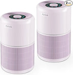 2 Pack Air Purifier for Home Bedroom by AIRTOK