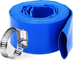 DAVCO 3" x 25 ft Pool Backwash Hose, 3” Diameter and 5” Flat Wide Heavy Duty by DAVCO