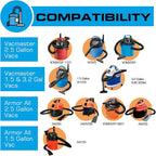 3 Pack VRC2 Cloth Filter for Vacmaster 1.5 to 3.2 Gallon Wet/Dry Vacuums - Image 4
