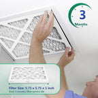 6 Pack Updated 6x6x1 Air Filter, pertain Merv 8