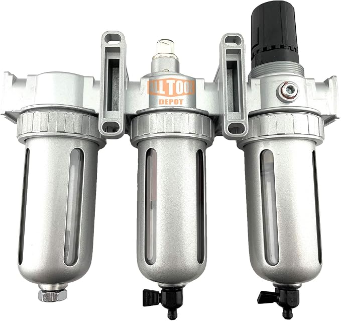 1/2" NPT MID FLOW Filter Regulator Coalescing Desiccant Dryer System - Image 5