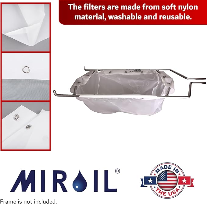 MirOil RB22FS Oil Polishing Filter Bag, Maintain Quality & Taste of Fried Foods - Image 3