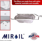 MirOil RB22FS Oil Polishing Filter Bag, Maintain Quality & Taste of Fried Foods - Image 3