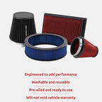 Spectre Performance 6-3/8" x 2-1/2" Air Filter - Image 2