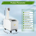 Agricultural Ultrasonic Humidifier, 3kg/h Fog Output Commercial Humidifier - Image 2