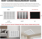 Vent Cover 20 x 14, Air Return Vent Cover, Flat Vent Cover, Rejillas De Aire - Image 4