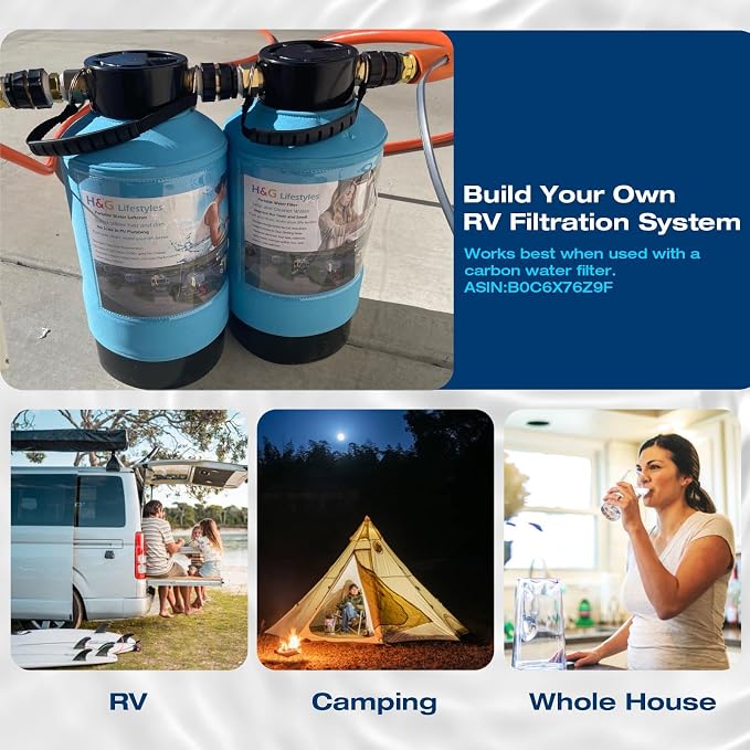H&G Lifestyles RV Water Filter, Iron Filter - Image 6