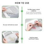 300 Sheets Nail Dust Collector Filter Paper: Disposable Dust Vacuum Filter - Image 6