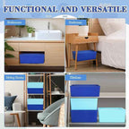 Menkxi 6 Pcs Large Plastic Storage Bins