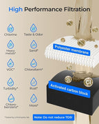 Waterdrop 10UA PRO Under Sink Water Filter, No Drill Required, Time Reminder - Image 4