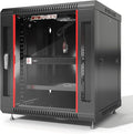 Sysracks 12U Wall Mount Server Rack Cabinet, 19” Locking Network Rack, 24” Deep by SYSRACKS
