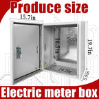 Electrical Box 20 x 16 x 6 Inch Indoor Outdoor Electrical Enclosure Box Steel - Image 2