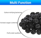 Segarty Aquarium Bio Balls, 1 inch Koi Pond Filter Media Bio Ball - Image 4