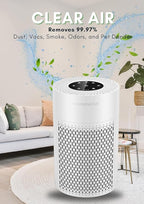 MEGAWISE ​Air Purifier for Home and Pets Hair, Smokers in Bedroom, Large Room - Image 4