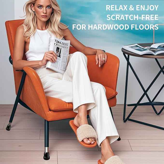 24 Pcs Small Chair Leg Floor Protectors, Chair Leg Protectors
