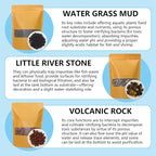 3-in-1 Low Maintenance Aquarium Filter Bio Media: Volcanic Rock, Natural Gravel - Image 5