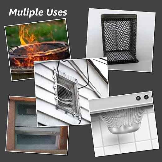 6 Pack 12x8 Inch Stainless Steel Wire Mesh Screen - Image 5