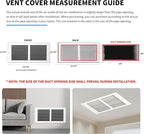 14x10 Return Air Grille, Air Return Vent Cover, Flat Vent Cover, Rejillas De - Image 4