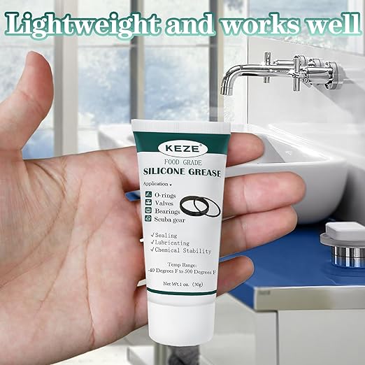 KEZE Waterproof Food Grade Silicone Lubricant Plumbers Grease - Image 6