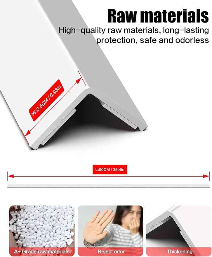 ‎Frychee Wall Corner Protector, Walls Edge Protector，Self-Adhesive Wall Corner