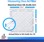 Filter King 39.5x46.5x1 Air Filter | 4-PACK | MERV 8 HVAC Pleated A/C Furnace - Image 2