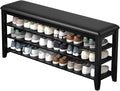 Shoe Bench Storage Rubberwood
