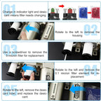 Heavy Duty Industrial Grade 3/4" NPT 3 Stage Air Drying System, Coalescing - Image 6