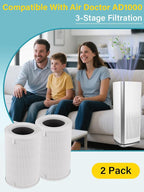 1000 Replacement filter for AirDoctor 1000 Air Purifier - Image 6