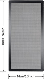280x140mm PC Case Dust Mesh Filter, Magnetic Frame Computer Fan Dust Mesh PC - Image 2