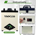 YC100 Solder Fume Extractor, Powerful 105W & Suction 260m³/h, Low-Noise Below - Image 4