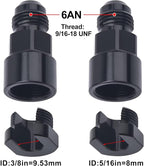 EVIL ENERGY 6AN Male to 3/8" & 5/16" Quick-Disconnect Female EFI Fuel Rail - Image 2