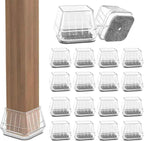 24PCS Square Chair Leg Floor Protectors