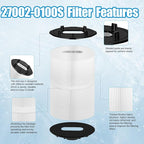 27002-0100S Pool Fliter Cartridges Replacement Compatible - Image 4
